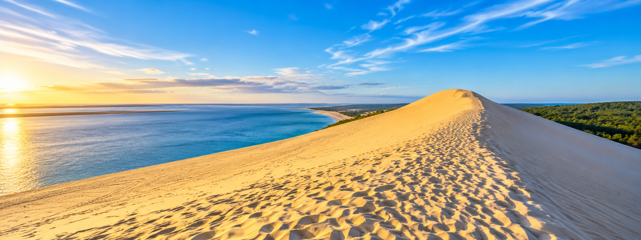 Vue panoramique de la dune du Pilat et du Bassin d'Arcachon lors d'un séminaire d'entreprise