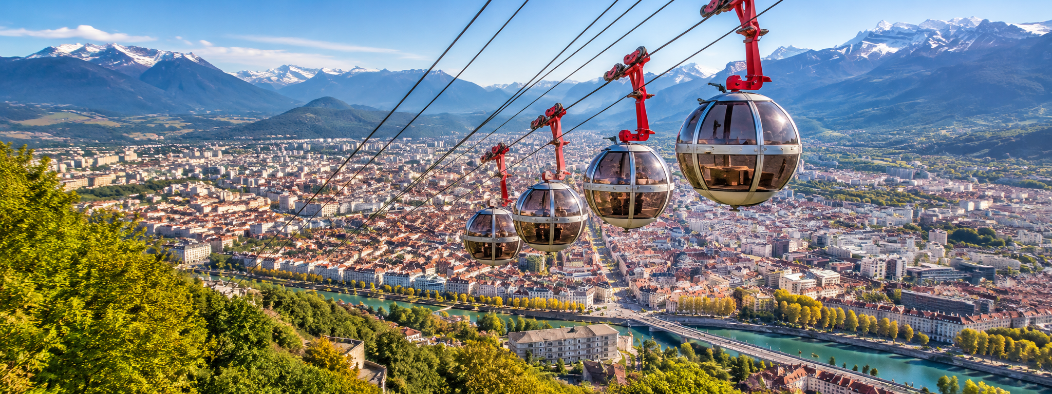 Séminaire à Grenoble : téléphérique de la Bastille et panorama sur les Alpes