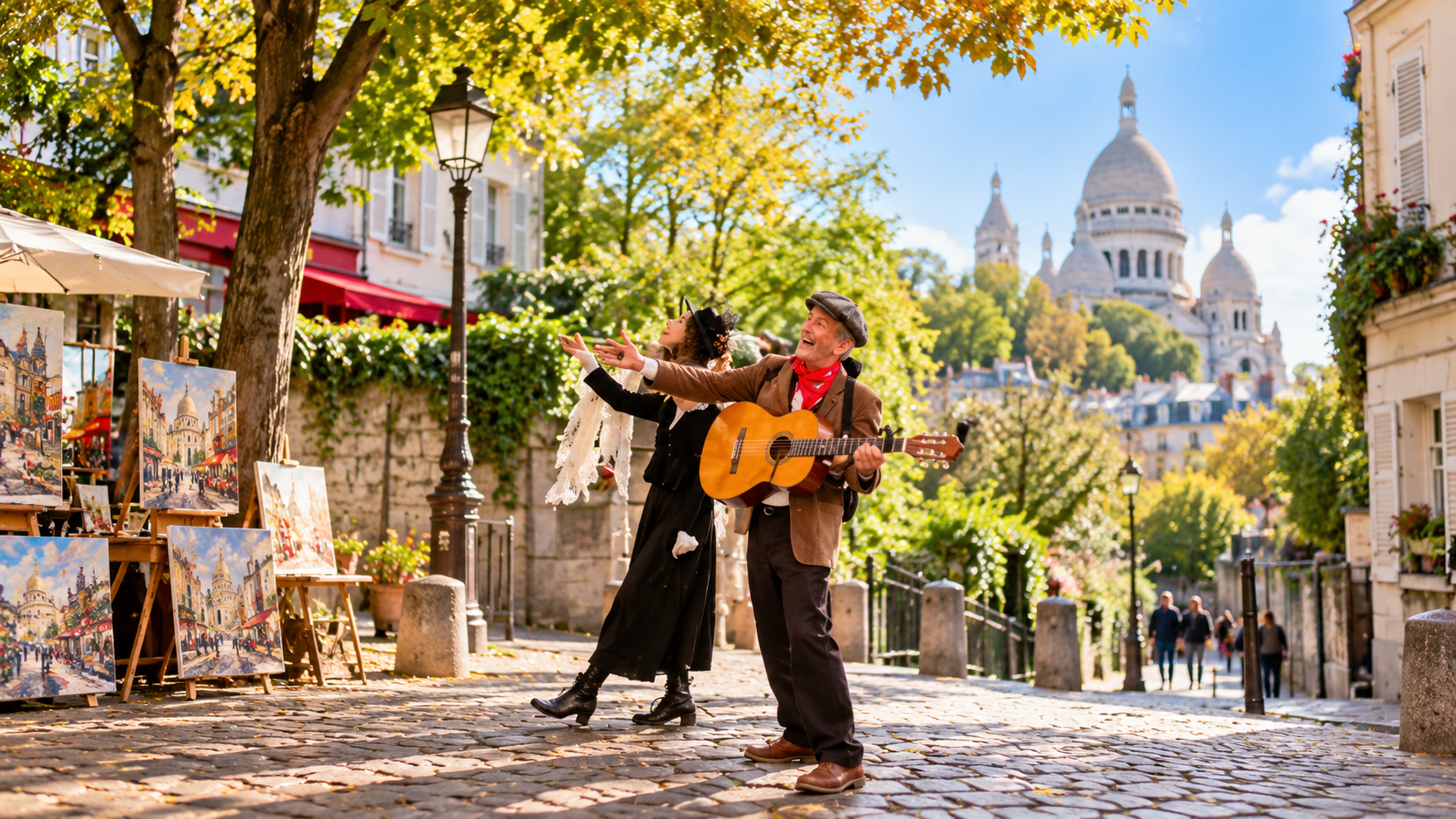 Séminaire à Paris : visite théâtralisée de Montmartre avec des comédiens